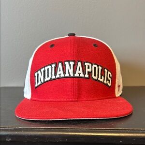'47 Brand Red and White Indianapolis Indians Hat